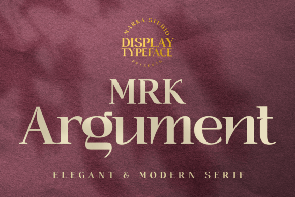 Argument: A Modern Display Font for Elegant Web Design