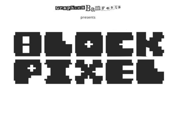 Block Pixel Font: A Nostalgic Display Choice