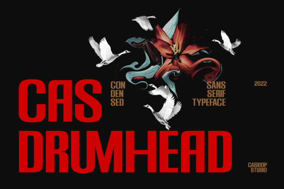Cas Drumhead: A Fresh Display Font for Branding Projects