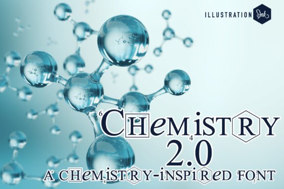 Chemistry 2.0 Font for Science-Themed Web Designs