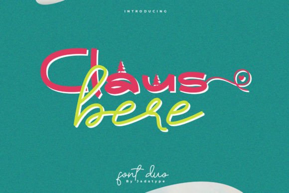 Clausbere: A Display Font Duo for Handmade Creations
