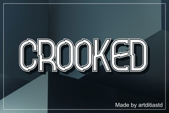 Crooked Font for Modern Digital Branding