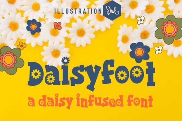 Daisyfoot: A Bold Serif Font with Floral Charm