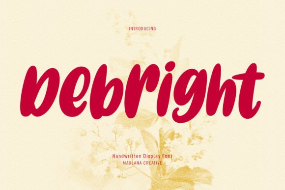 Debright Font: A Bold Display Type for Creative Projects