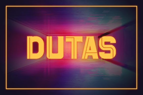 Dutas Display Font for Handmade Creations