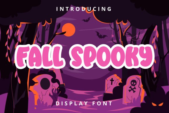 Fall Spooky Font for Halloween-Themed Branding