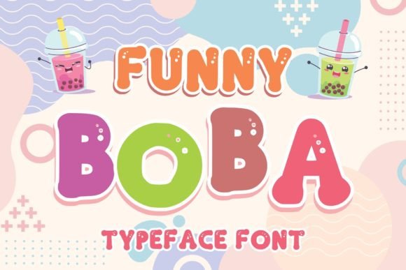 Funny Boba Font for Playful Branding and Design