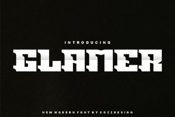 Glamer: A Modern Display Font for Stylish Editorial Design