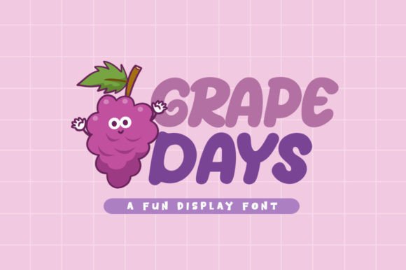 Grape Days Font for Playful Campaign Designs