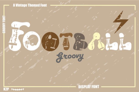 Groovy Football Font for Bold Branding and Sports-Inspired Design