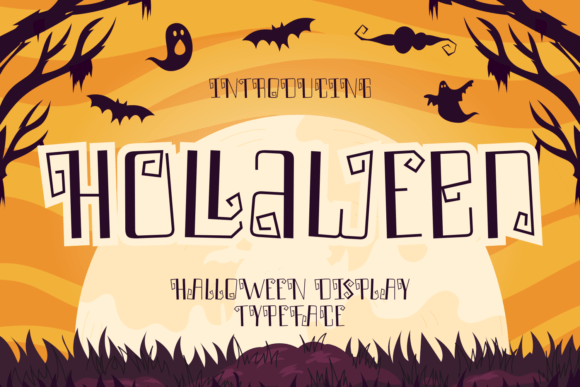 Hollaween Display Font for Spooktacular Web Designs