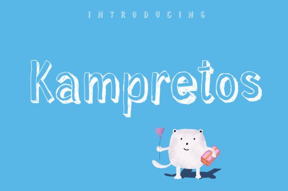 Kampretos: A Playful Display Font for Digital Creativity