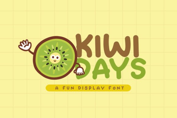 Kiwi Days: A Playful Font for Creative Branding Projects