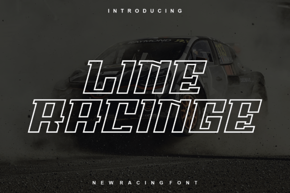 Line Racinge: A Modern Display Font for Bold Branding