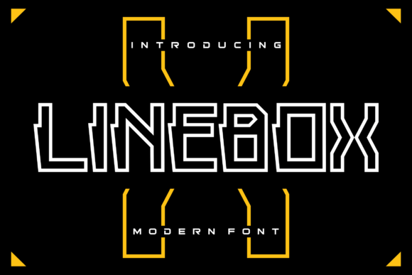 Linebox: A Modern Display Font for Elegant Editorial Design