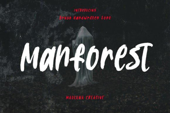 Manforest: A Stylish Display Font for Handmade Creations