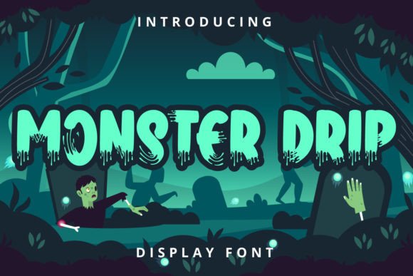 Monster Drip: A Bold Font for Eye-Catching Branding