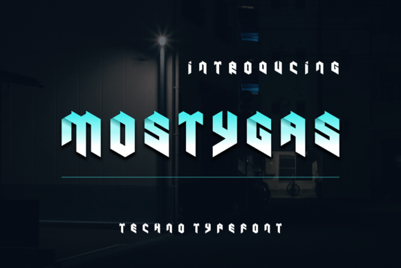 Mostygas: A Modern Display Font for Bold Brand Campaigns
