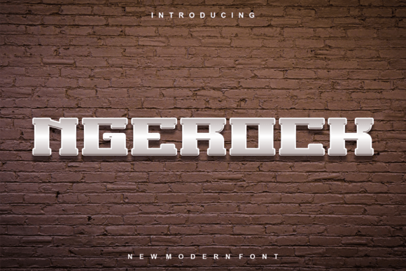 Ngerock Font for Modern Business Branding