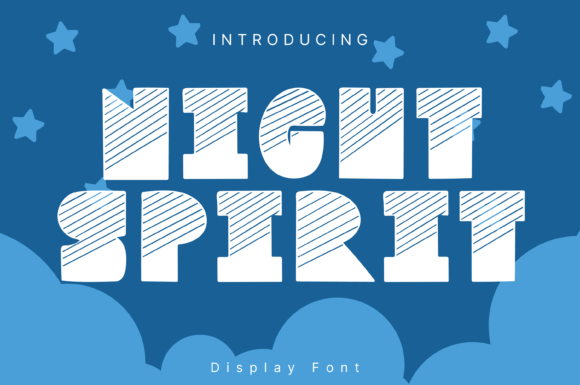 Night Spirit: A Bold Display Font for Creative Projects
