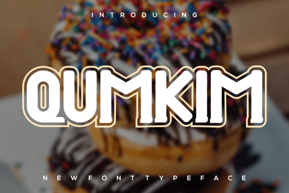 Qumkim: A Fun Display Font for Digital Creativity