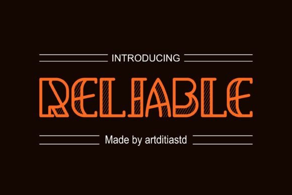 Reliable Font for Handmade Creations and Creative Projects