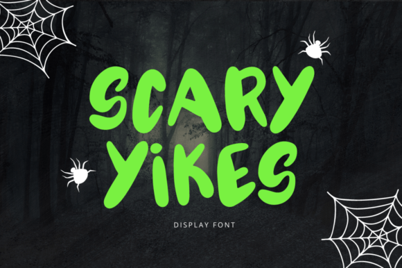 Scary Yikes Font for Halloween Branding and Display Needs