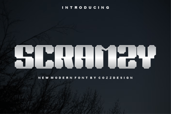 Scramzy: A Futuristic Font for Modern Branding