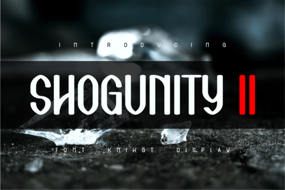 Shogunity Ii: A Modern Display Font for Web Design