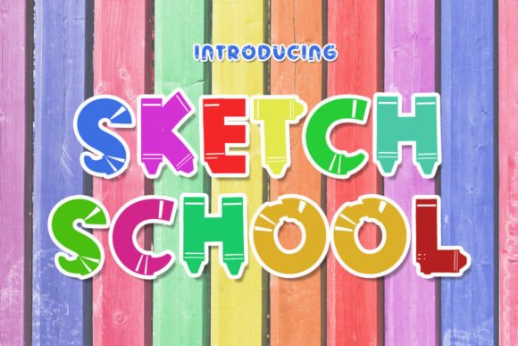 Sketch School Font for Professional Branding and Design