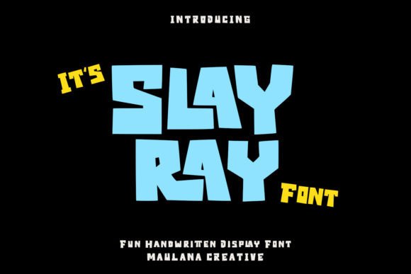 Slayray Display Font for Web Design