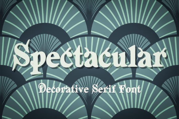 Spectacular Serif Font for Handmade and Commercial Designs