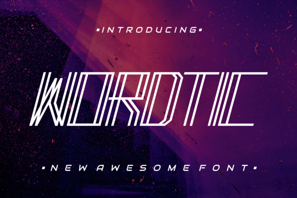 Wordtic: A Modern Display Font for Bold Branding